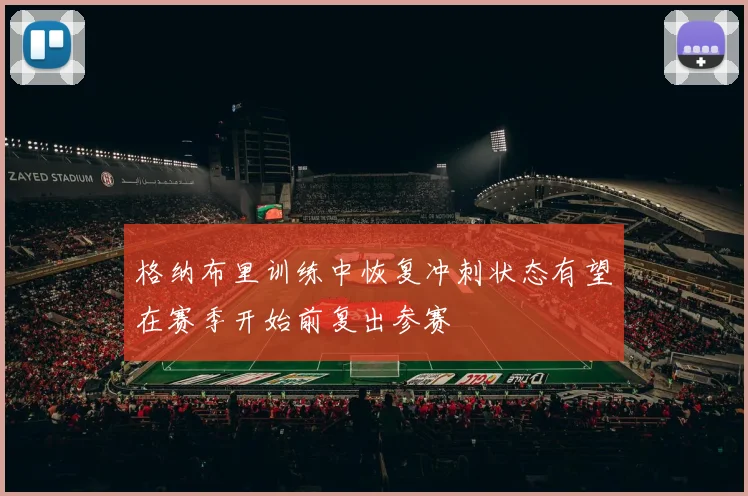 格纳布里训练中恢复冲刺状态有望在赛季开始前复出参赛